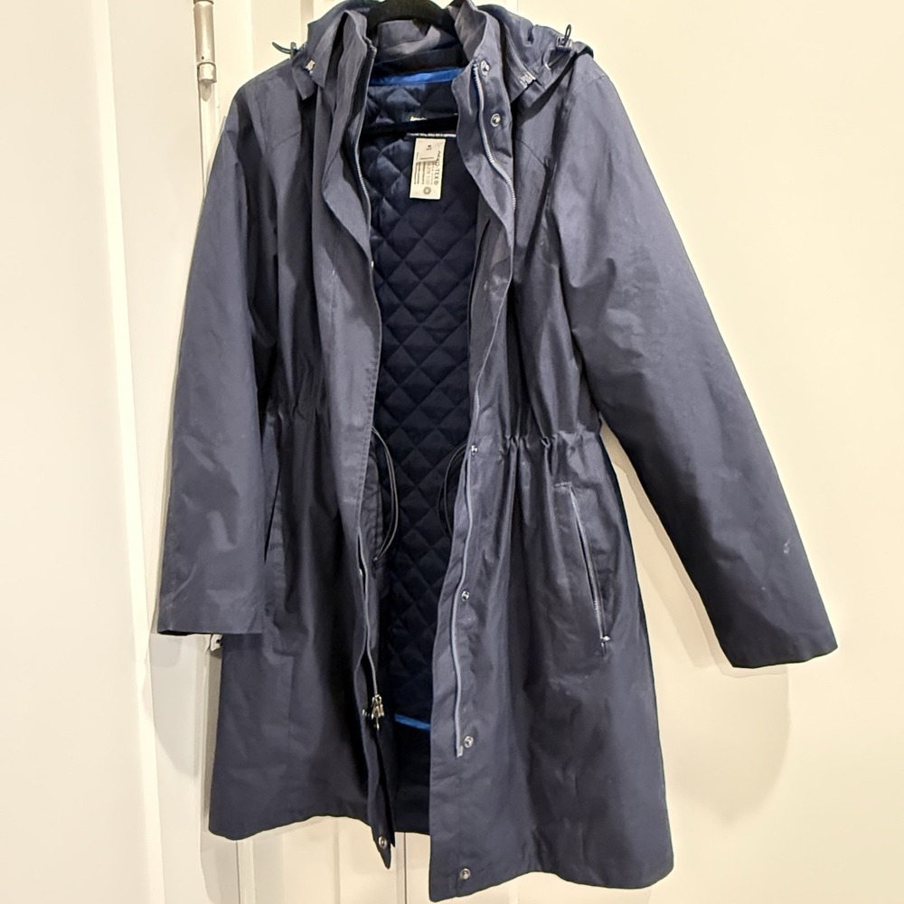 Lands End American Airlines Women's 2-in-1 Coat PRIMALOFT Navy‎ Size M 10-12